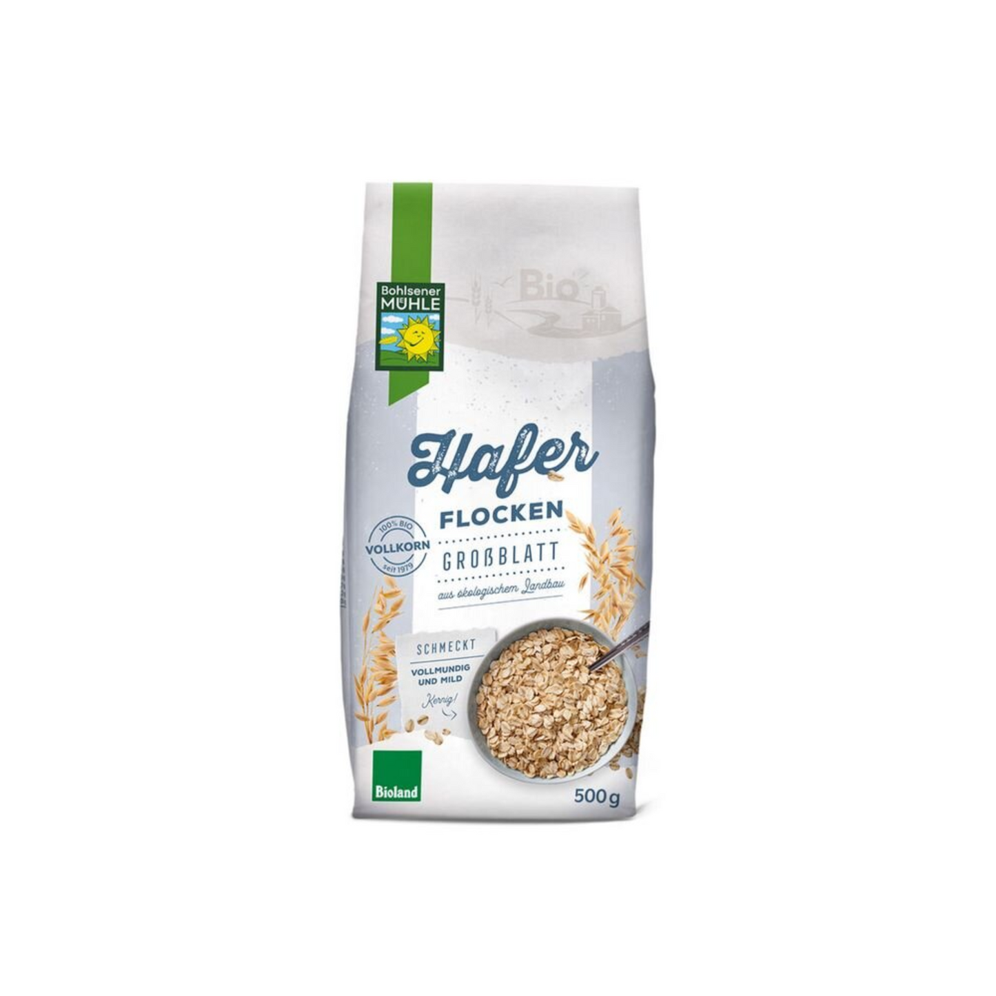 Bio Bohlsener Mühle Haferflocken Großblatt 500g