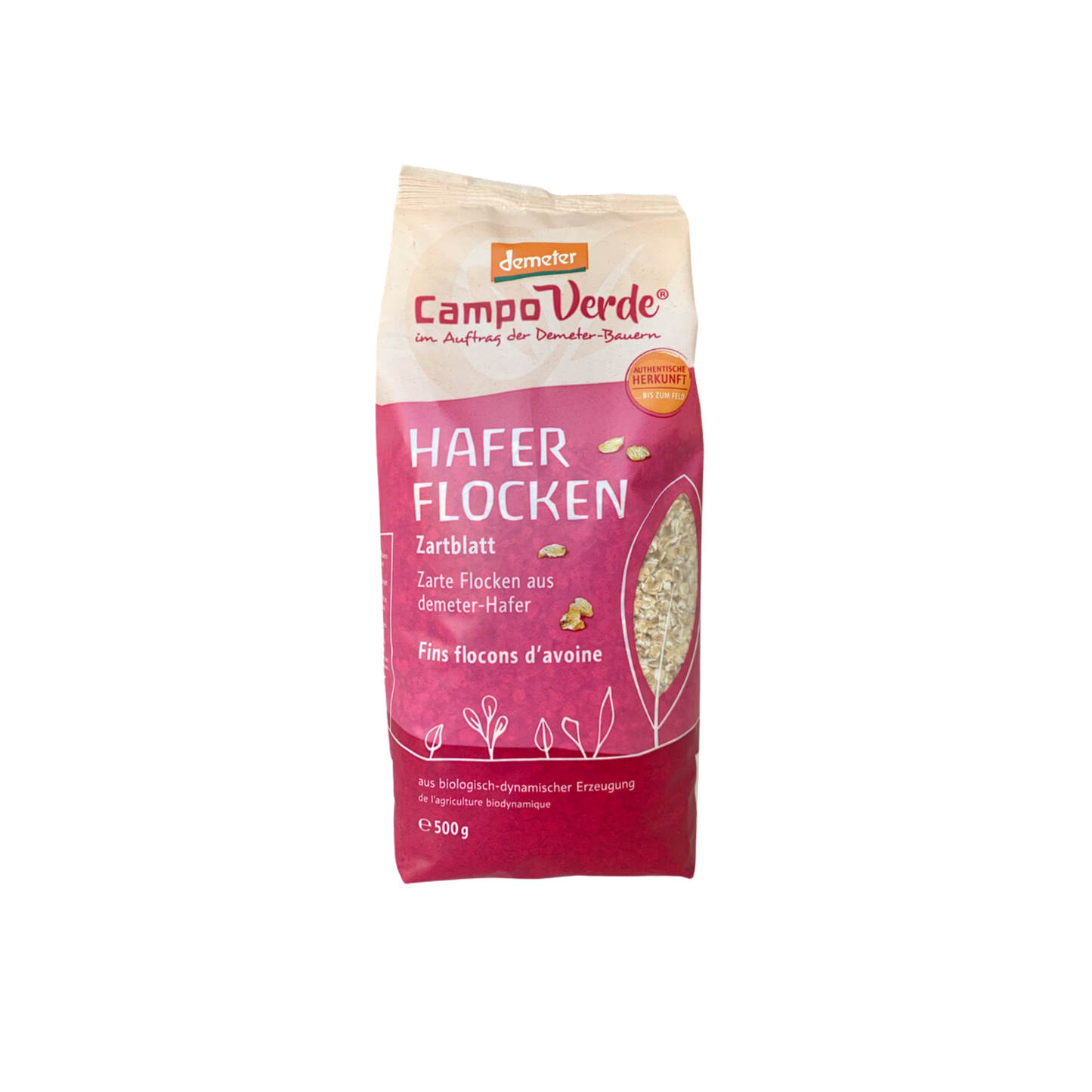 Demeter Campo Verde Haferflocken zartblatt 500g