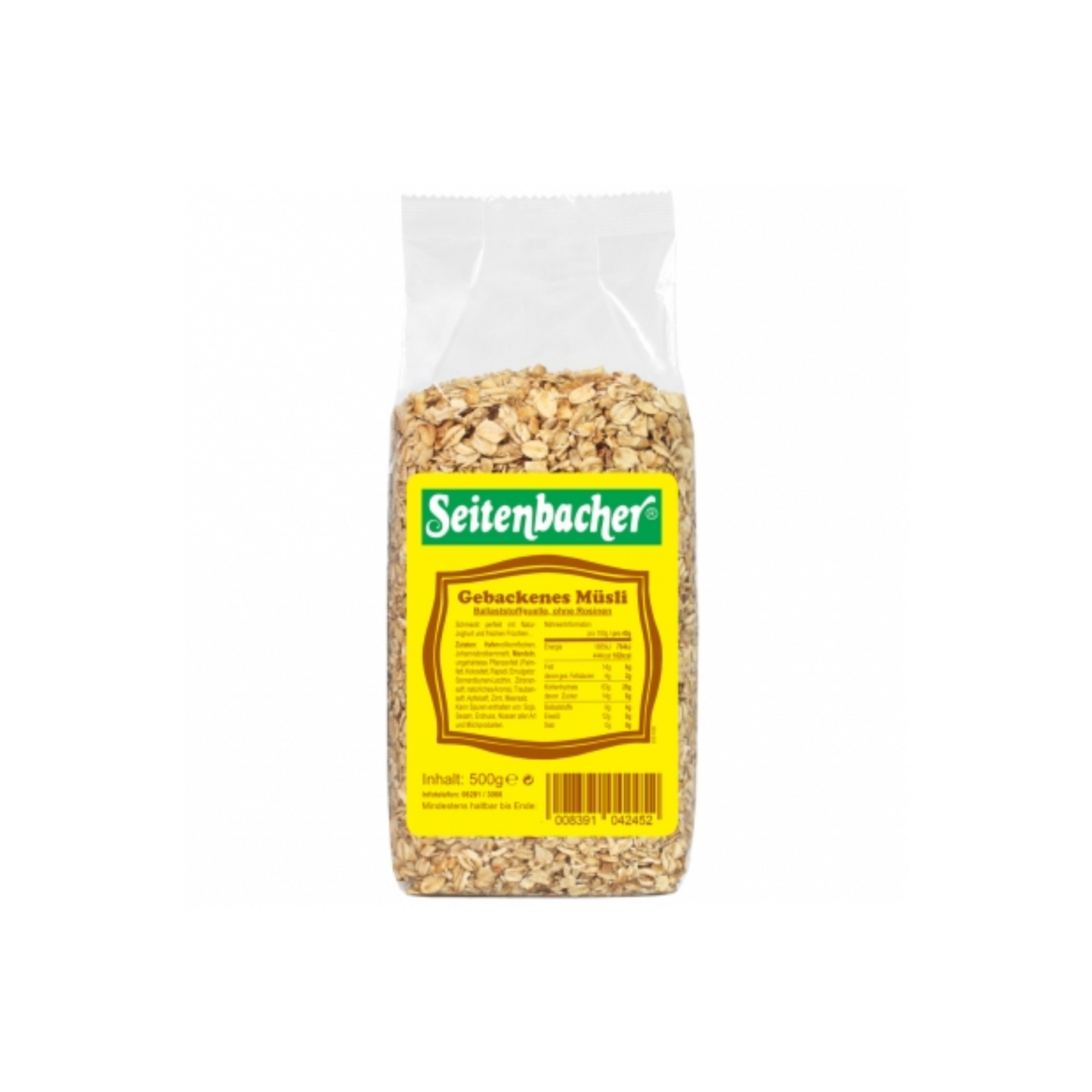 Seitenbacher Gebackenes Müsli 500g