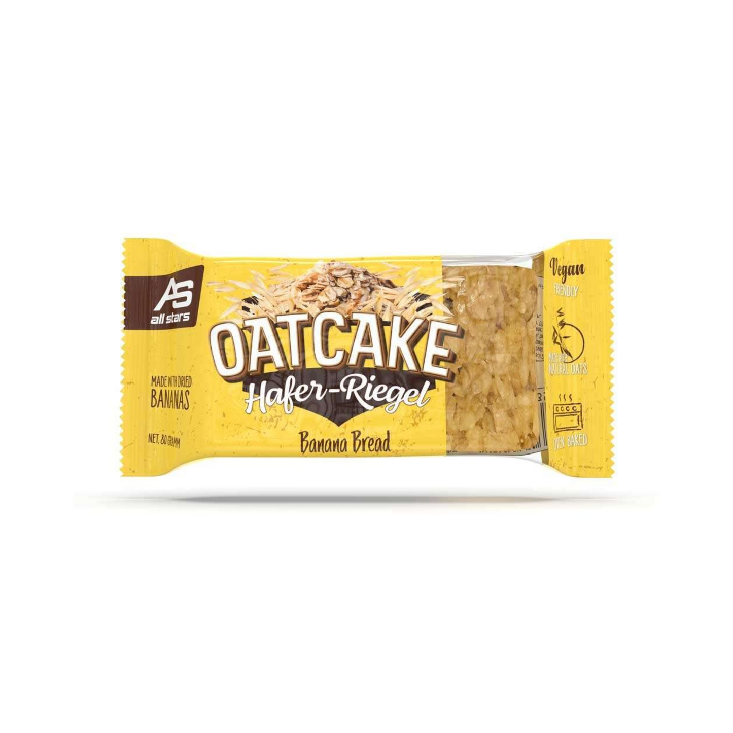 All Stars Oatcake Bar Banana Bread 80g