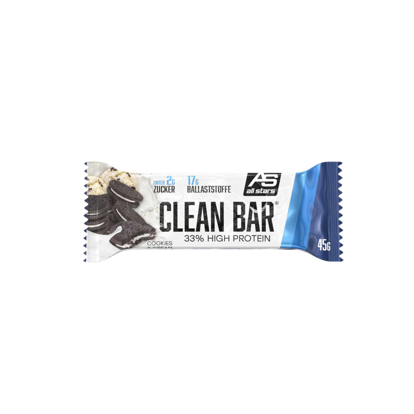 All Stars Clean Bar Cookie-Cream 45g
