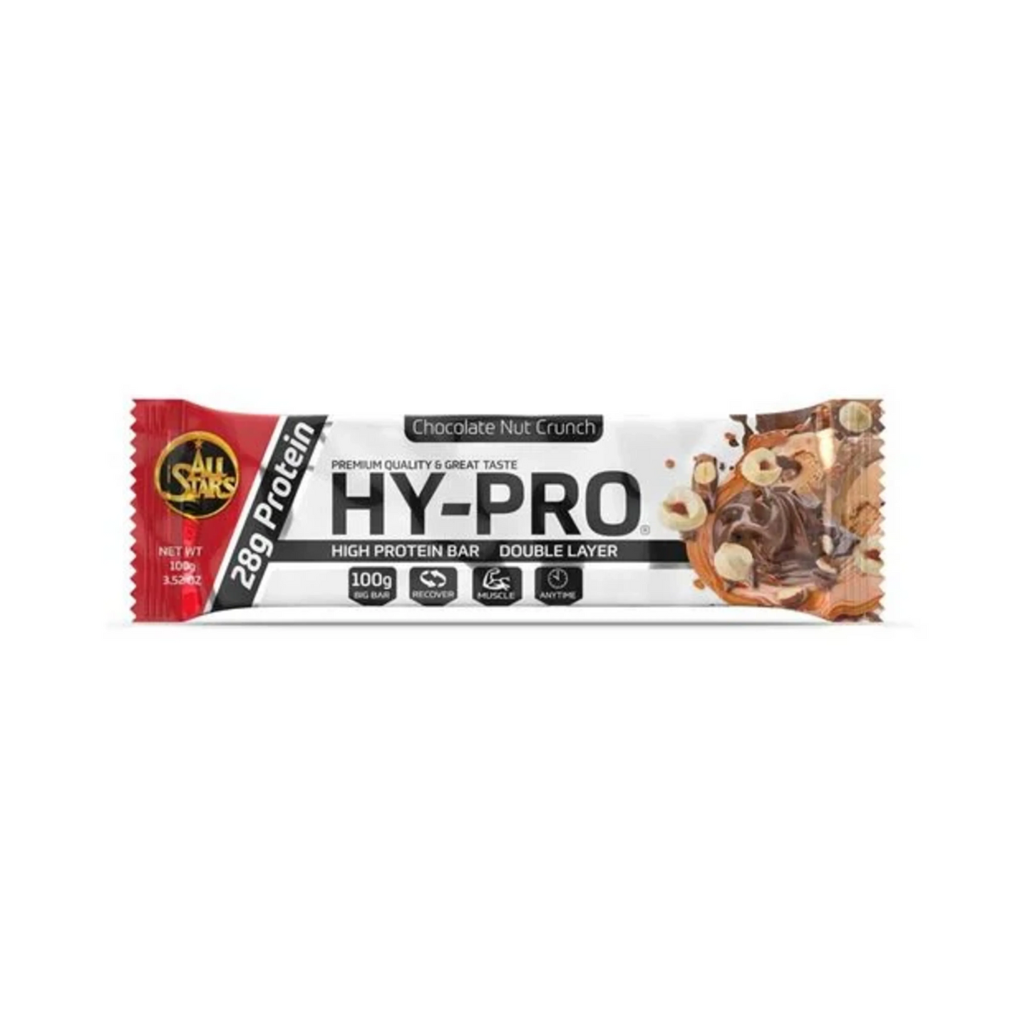 All Stars Hy-Pro Bar Chocolate Nut Crunch 100g