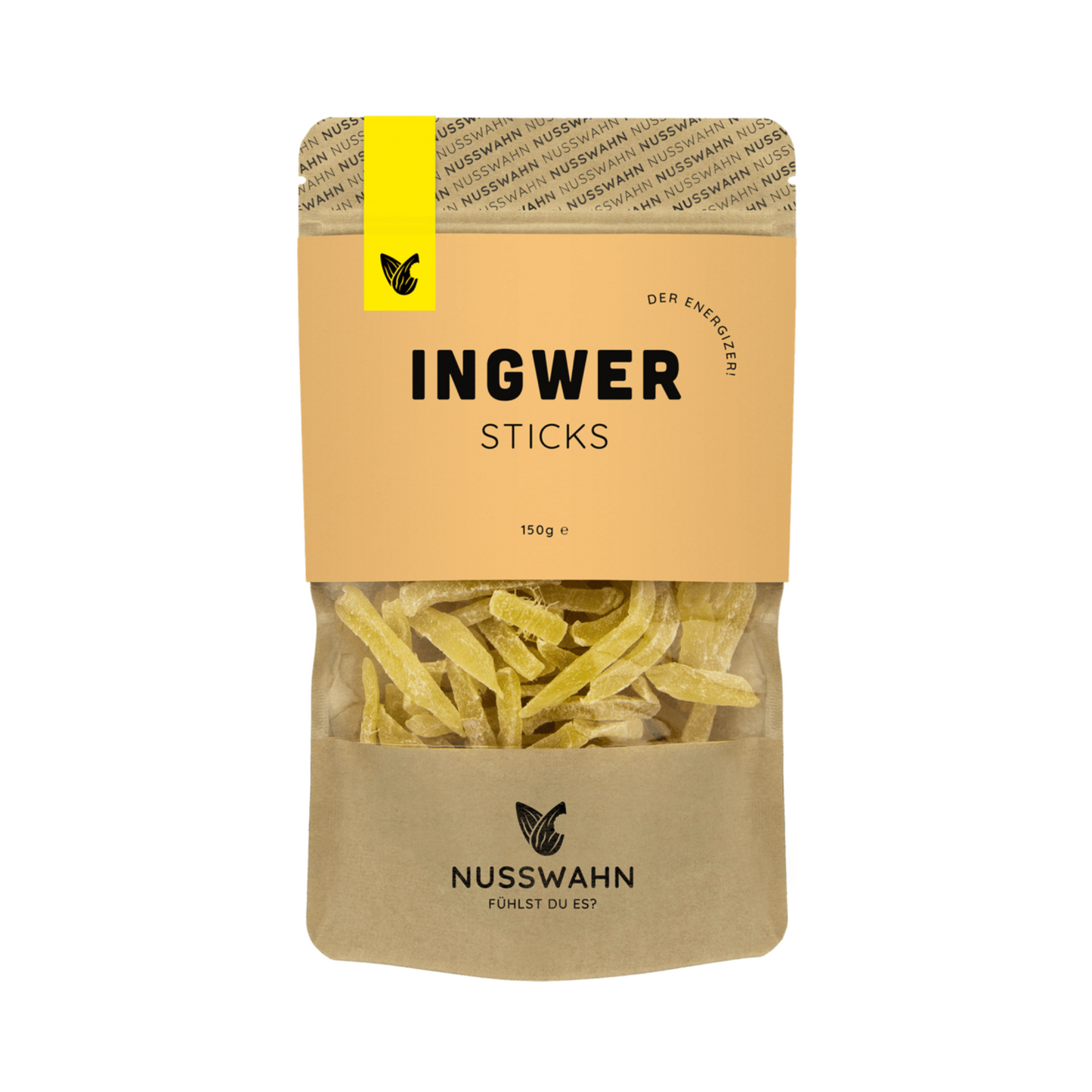Nusswahn Ingwer-Sticks 125g