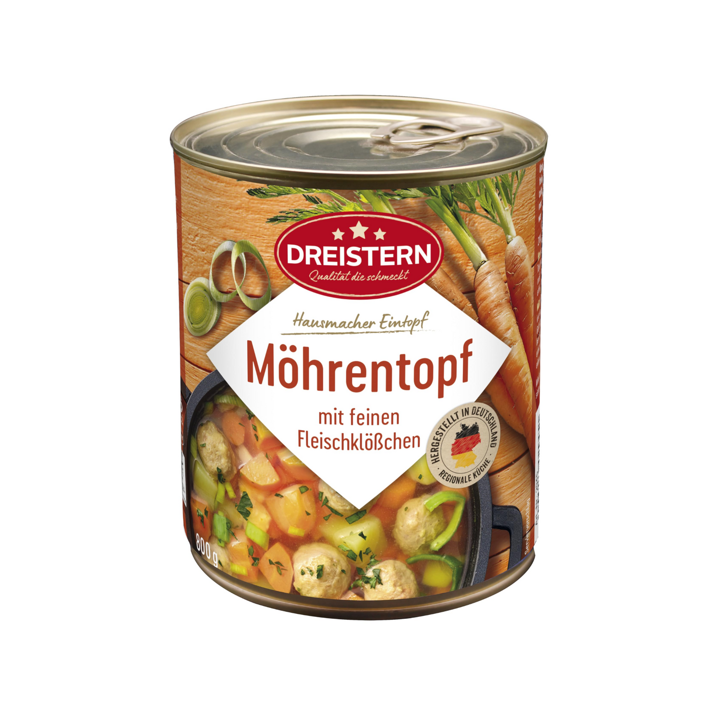 Dreistern Möhren-Eintopf mit Fleischklößchen 800g