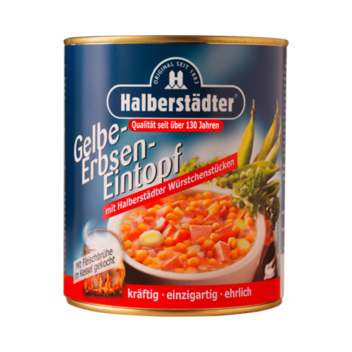 Halberstädter Linseneintopf deftig lecker im Kessel gekocht 800g