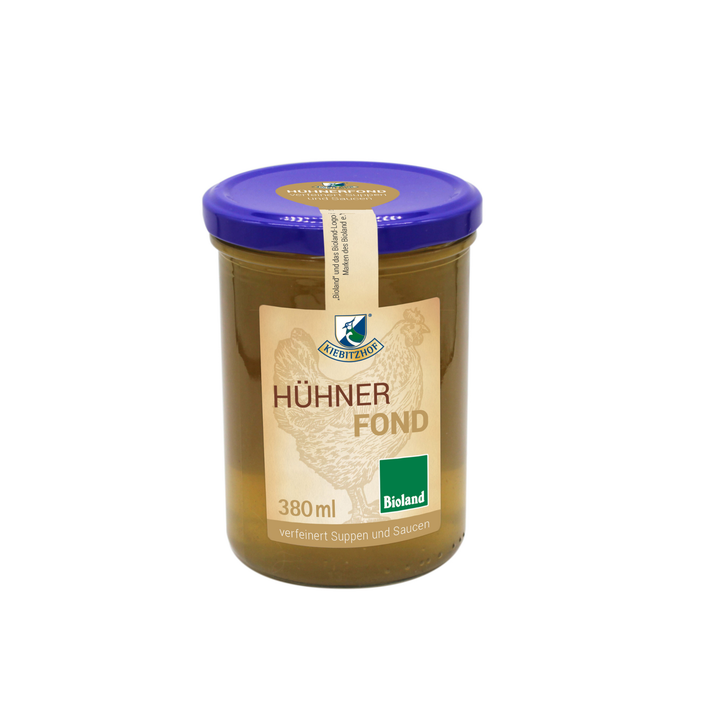Bio Kiebitzhof Hühnerfond 380ml