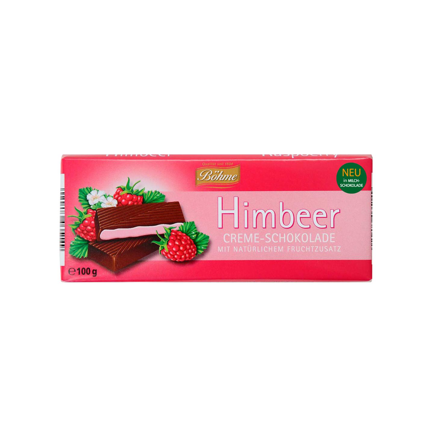 Böhme Creme-Schokolade Himbeer 100g