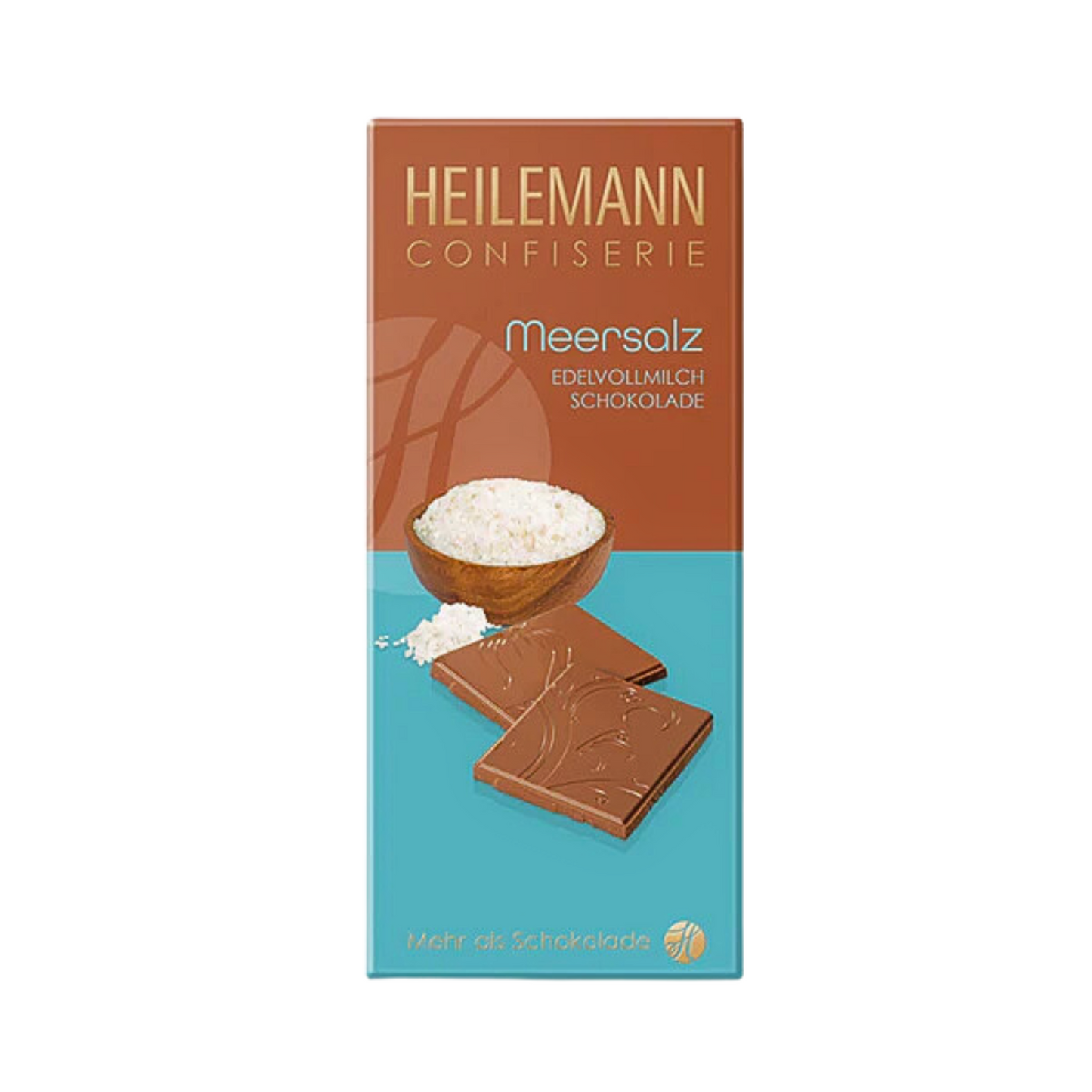 Heilemann Meersalz Schokolade Edelvollmilch 80g