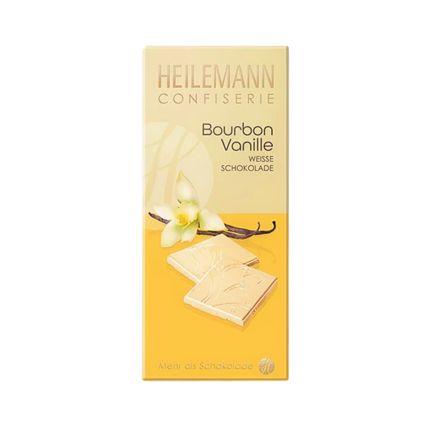 Heilemann Schokolade Bourbon-Vanille weiß 80g