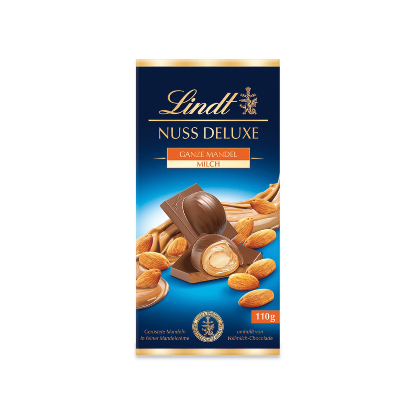 Lindt Nuss Deluxe Milch-Mandel 110g