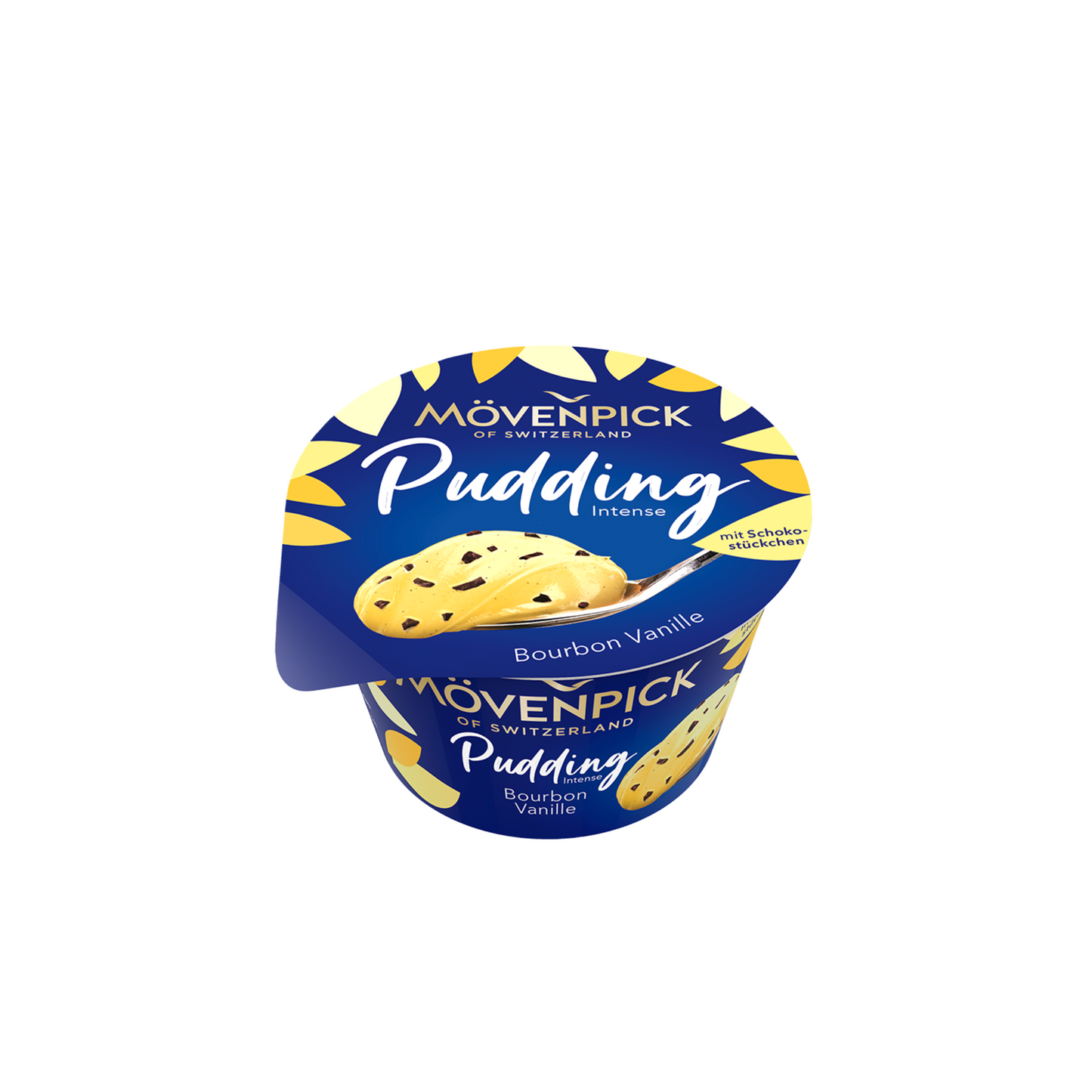Mövenpick Pudding Intense Bourbon Vanille mit Schokostückchen 150g