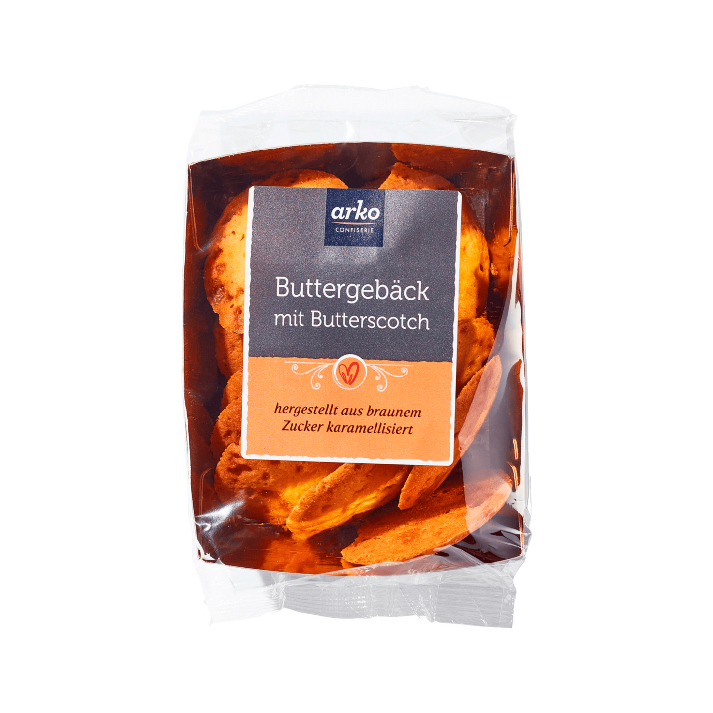 Arko Buttergebäck mit Butterscotch 155g
