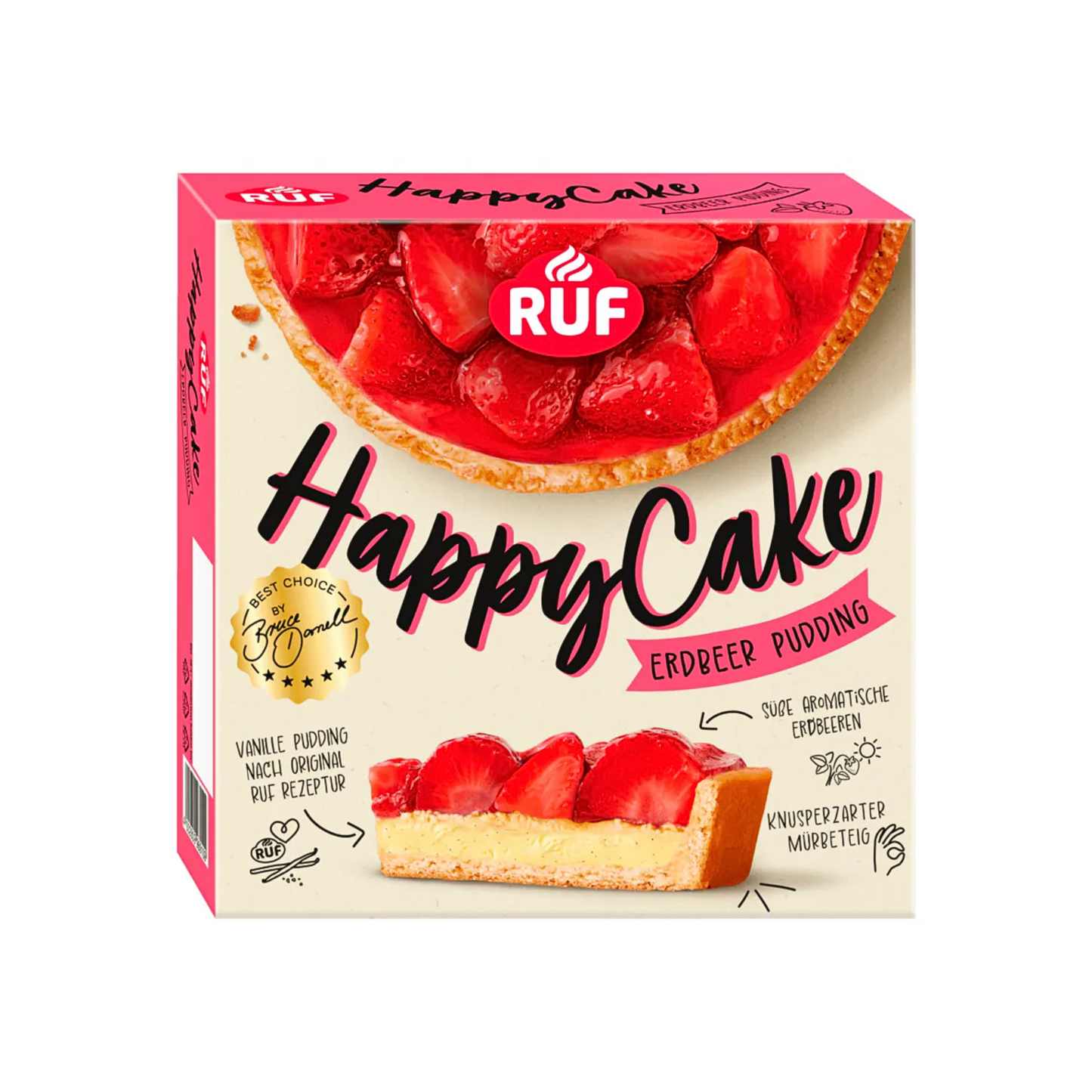 RUF Happy Cake Erdbeer Pudding 625g