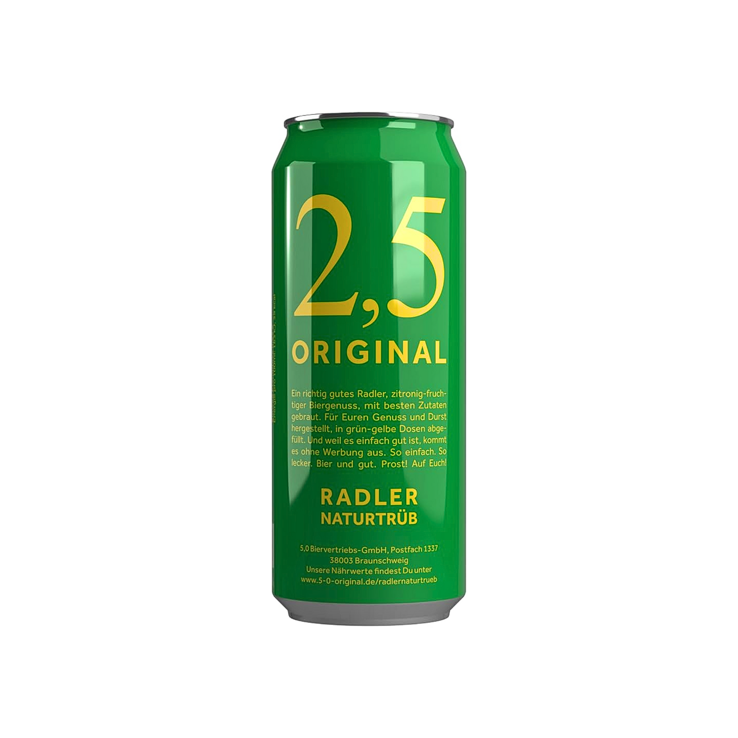 2,5 Original Radler naturtrüb 0,5l DPG