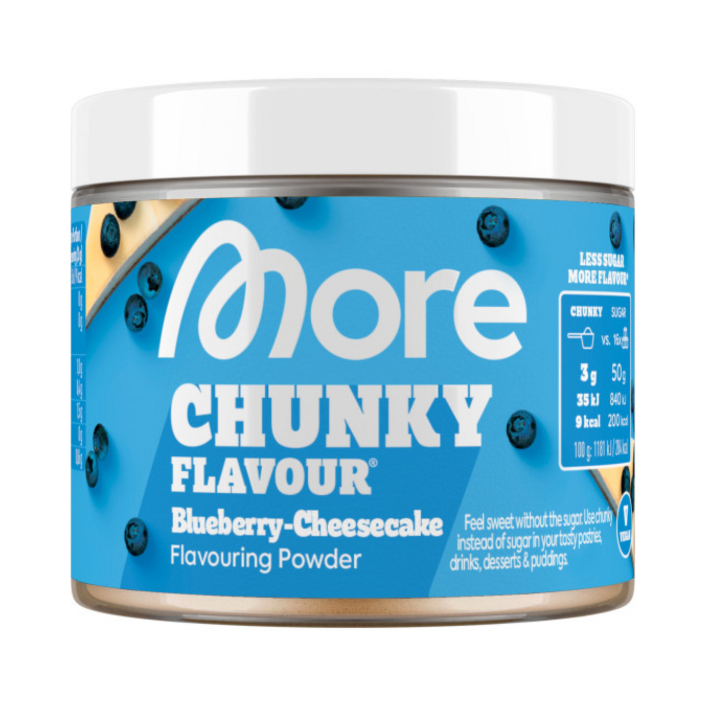 More Chunky Flavour Blueberry Cheesecake vegan 90g