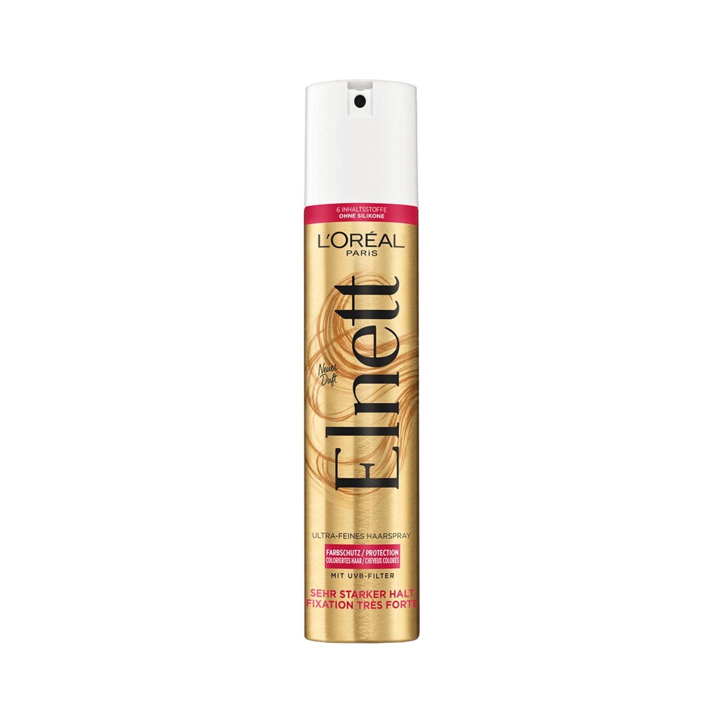Elnett Ultra-Feines Haarspray Farbschutz Coloriertes Haar sehr starker Halt 300ml