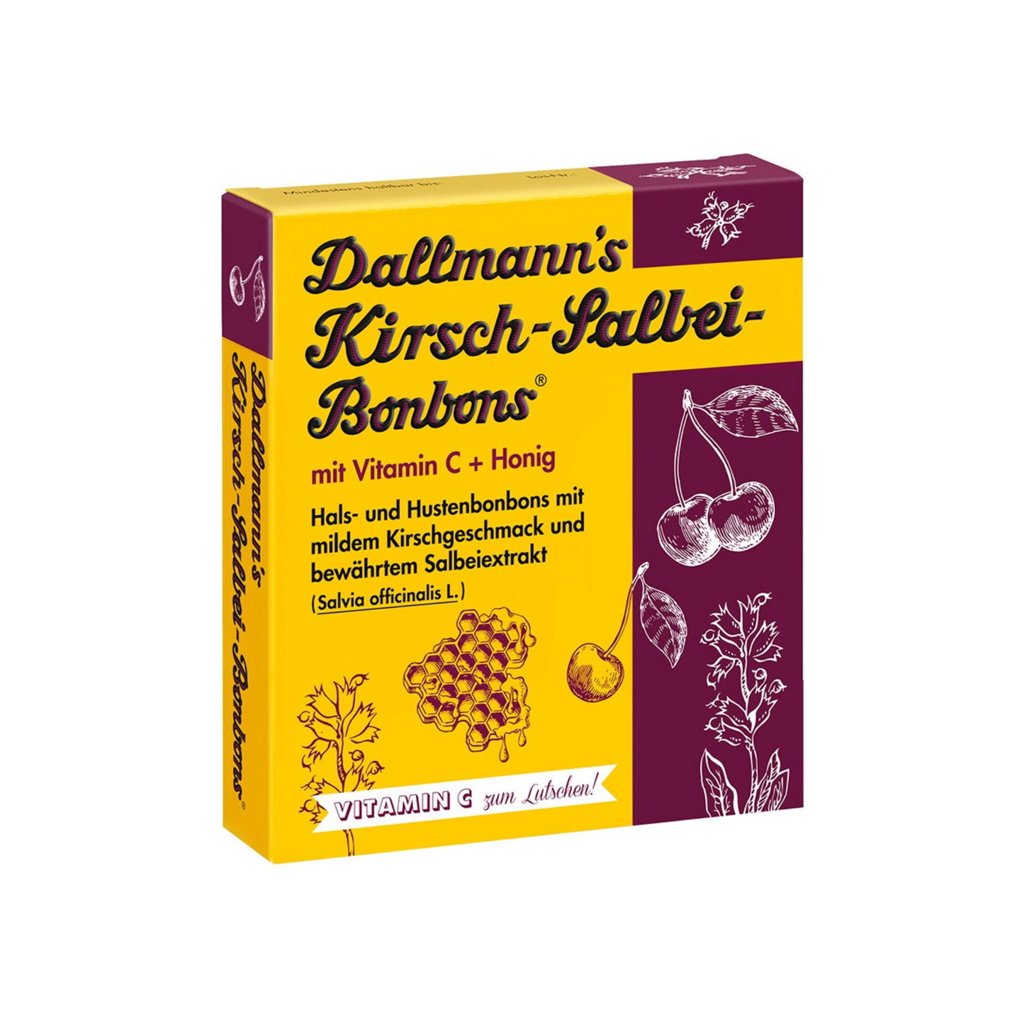 Dallmann's Kirsch-Salbei-Bonbon mit Honig 37g