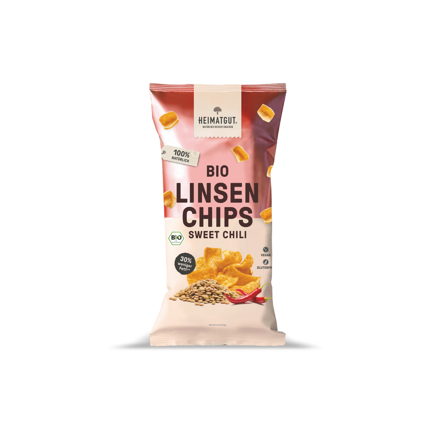 Bio Heimatgut Linsen Chips Sweet Chili 75g