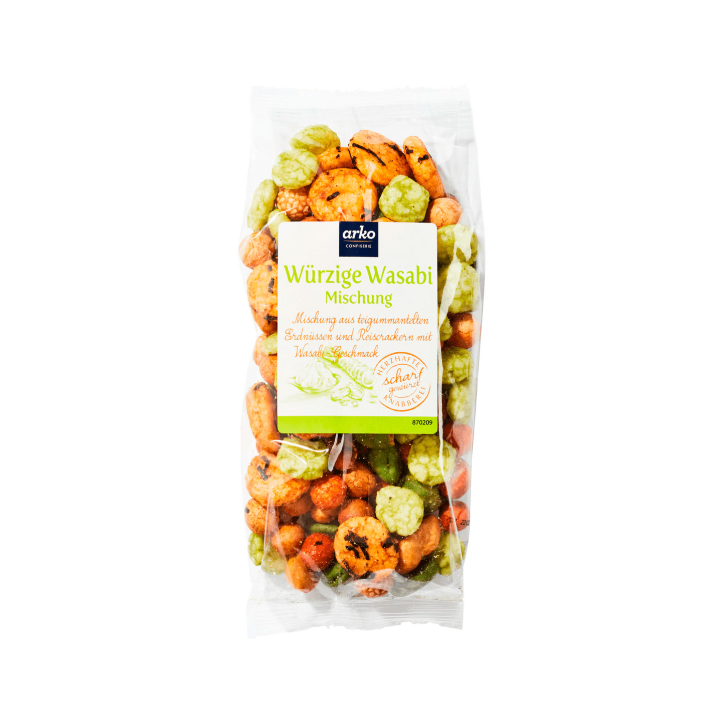 Arko Würzige Wasabi Mischung 150g