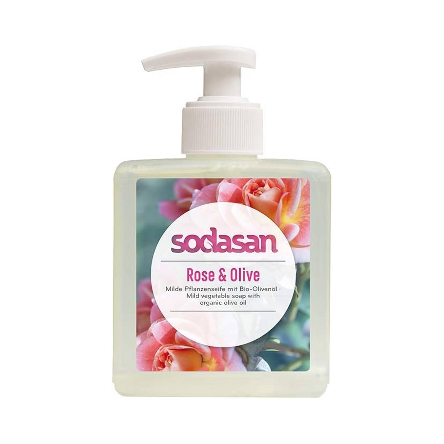 Sodasan Liquid Rose&Olive Pflanzenölseife 300ml