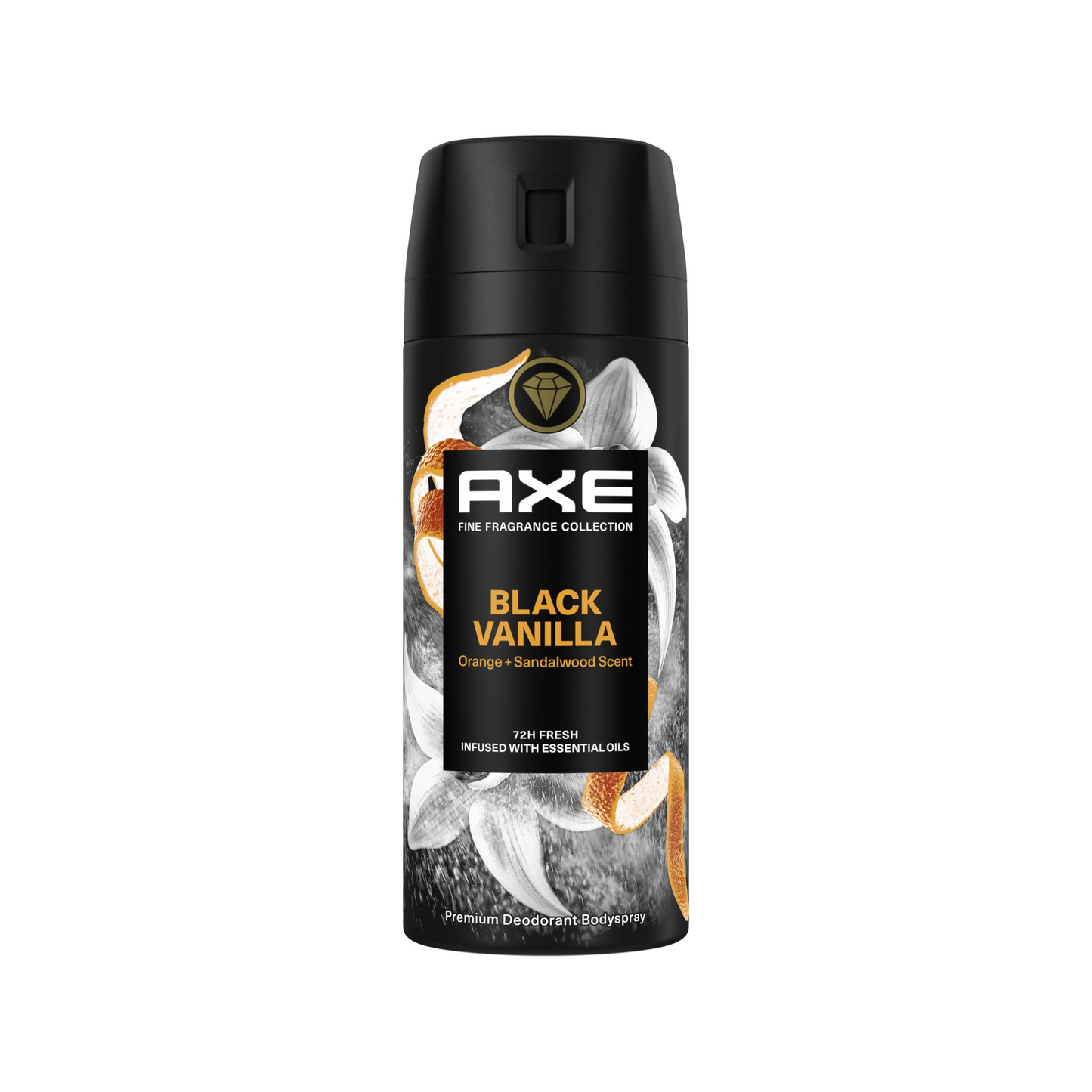 Axe Deo Bodyspray Premium Black Vanilla ohne Aluminiumsalze 150ml