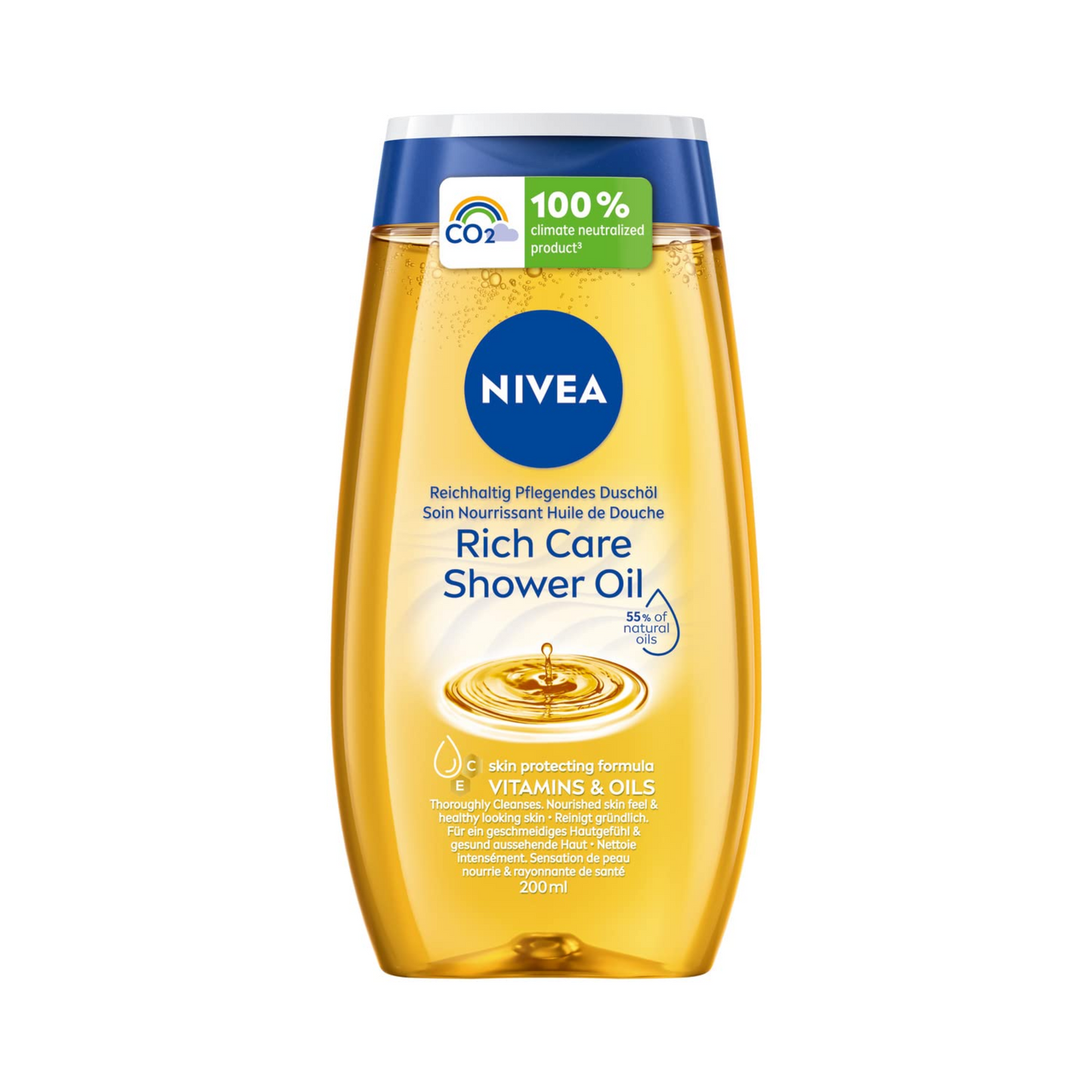 Nivea Rich Care Shower Reichhaltig Pflegendes Duschöl 200ml