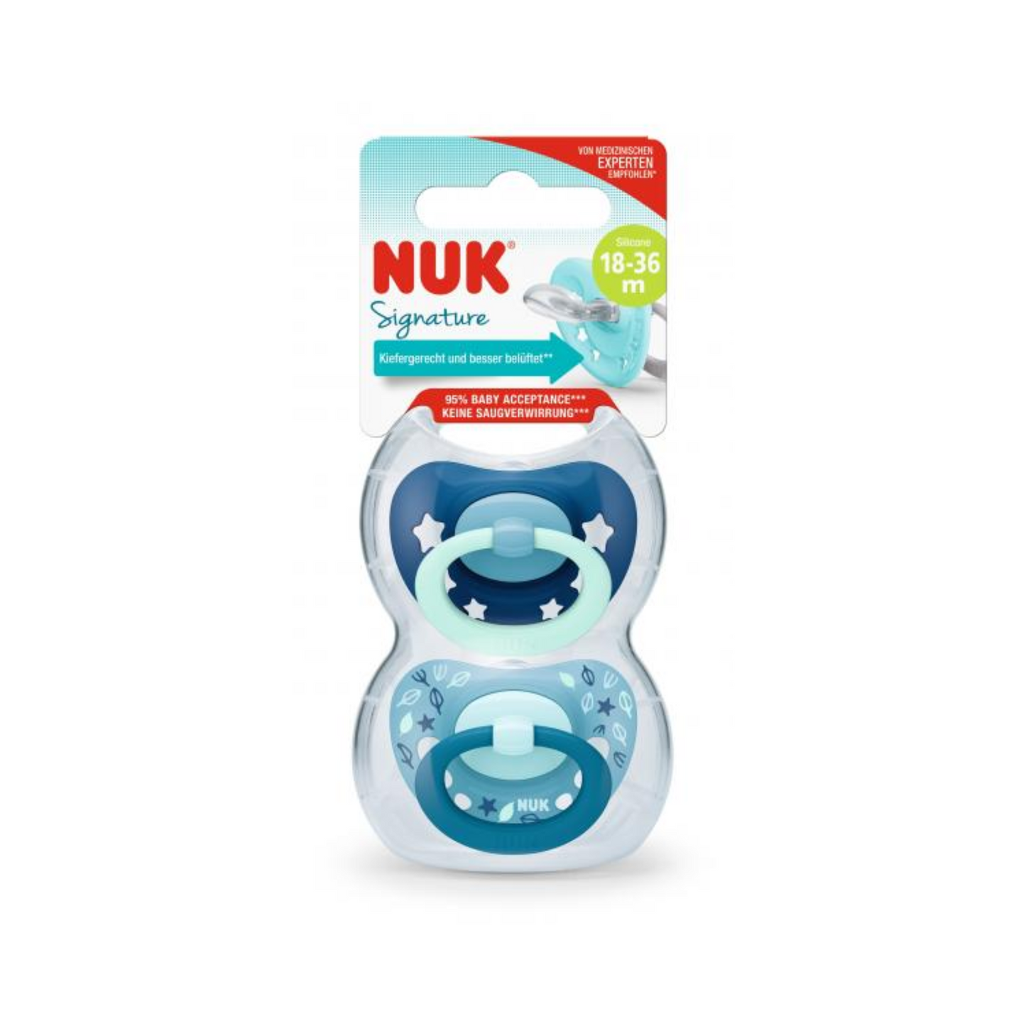 Nuk Beruhigungssauger Sign Night Silikon Gr.3 2ST