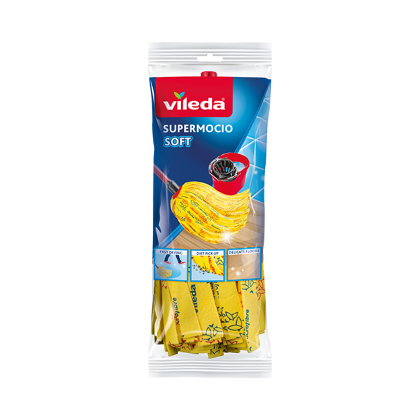 Vileda SuperMocio Ersatz Wischmop gelb
