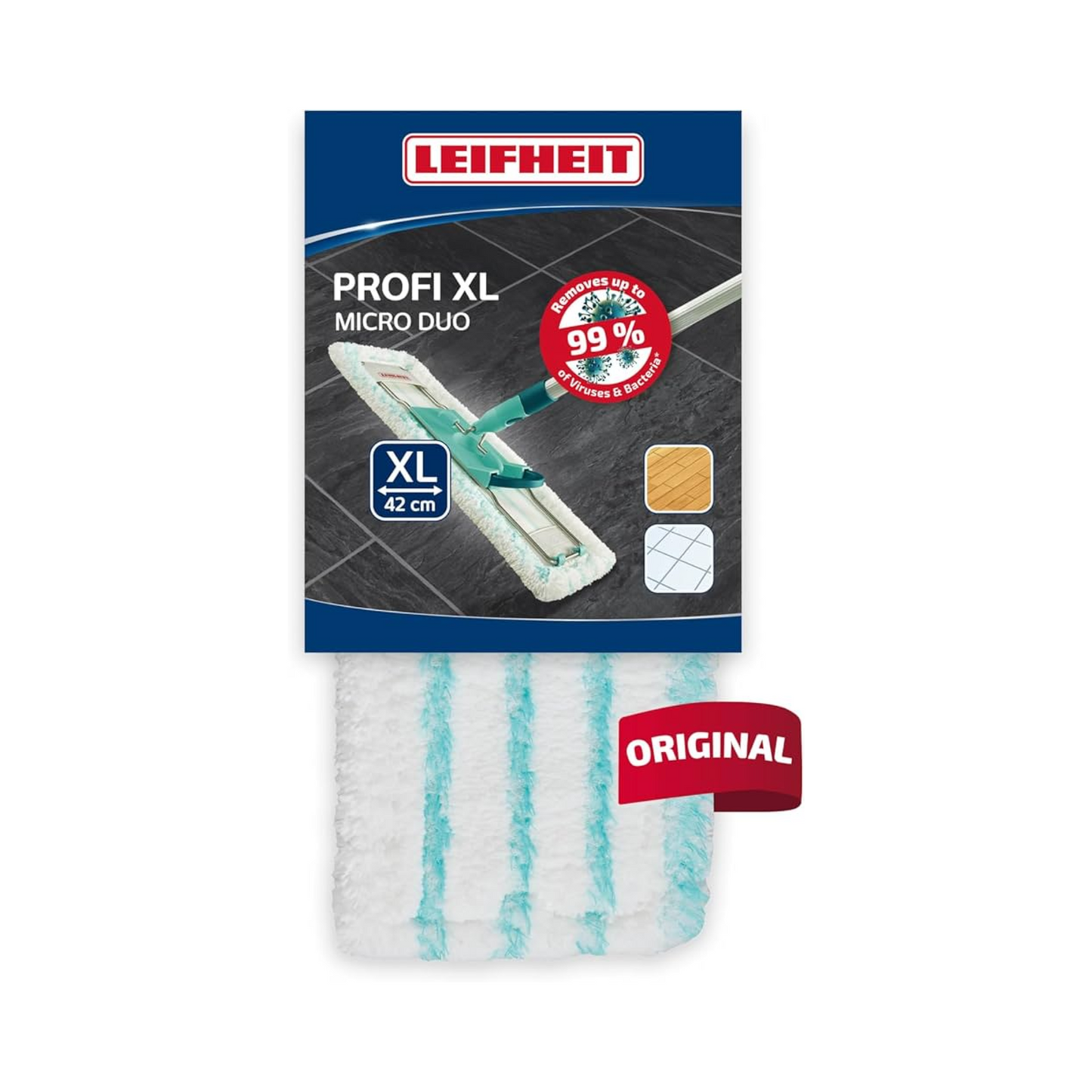 Leifheit Wischbezug Profi XL Micro Duo