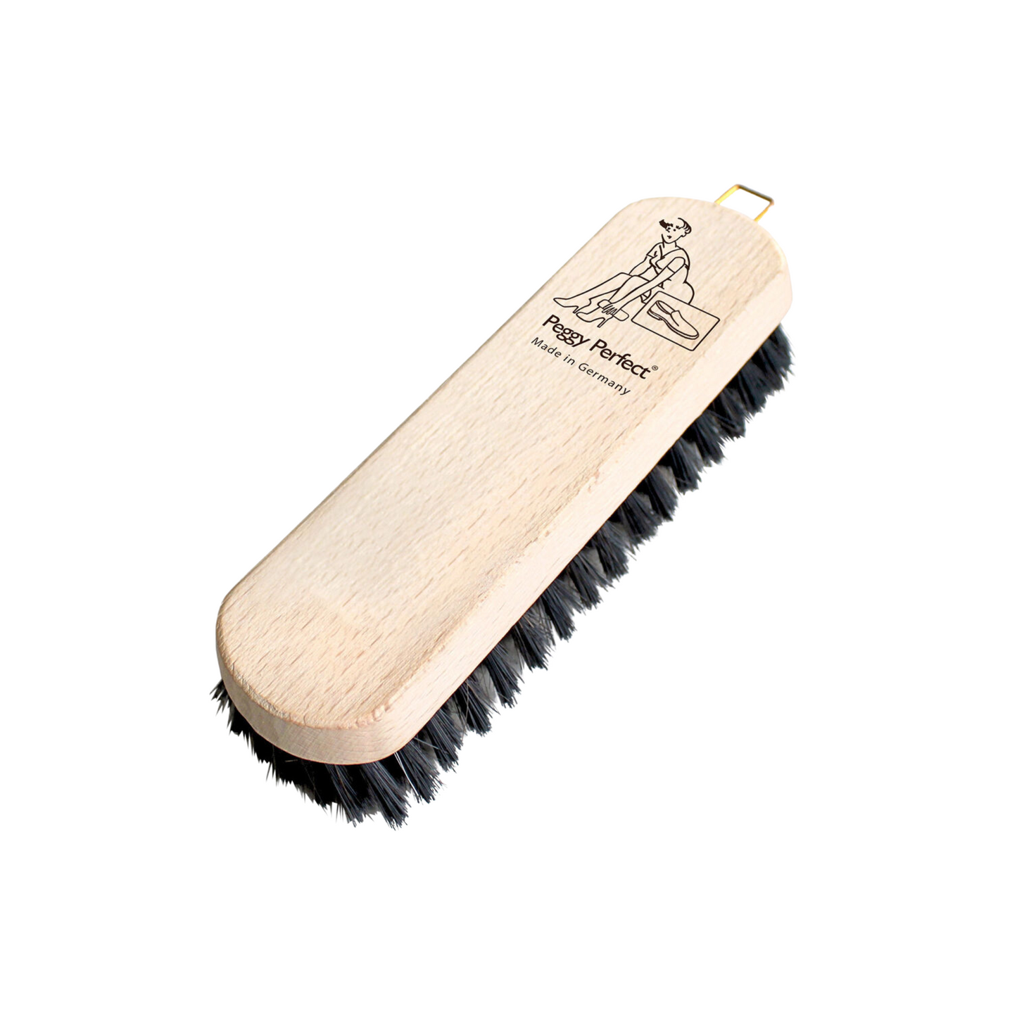 Peggy Perfect Schuhglanzbürste Holz schwarz