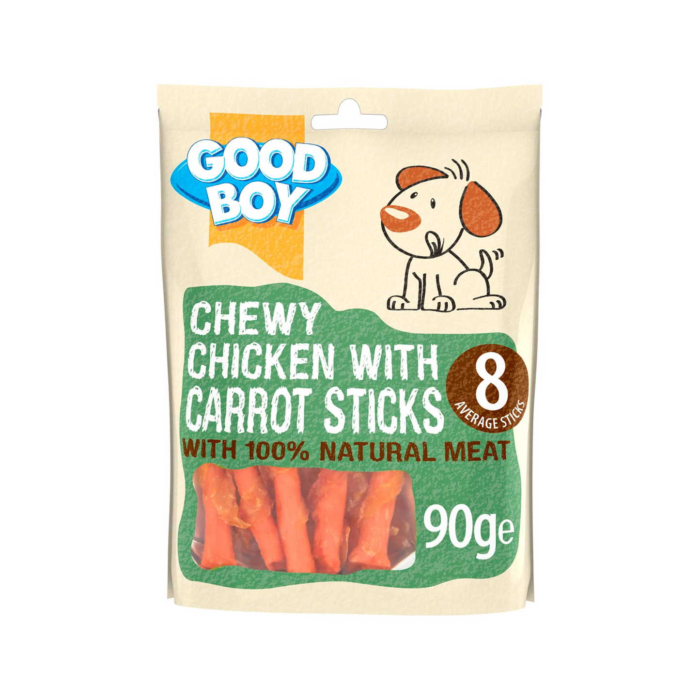 Good Boy Pawsley Hähnchen-Karotten-Sticks 90g