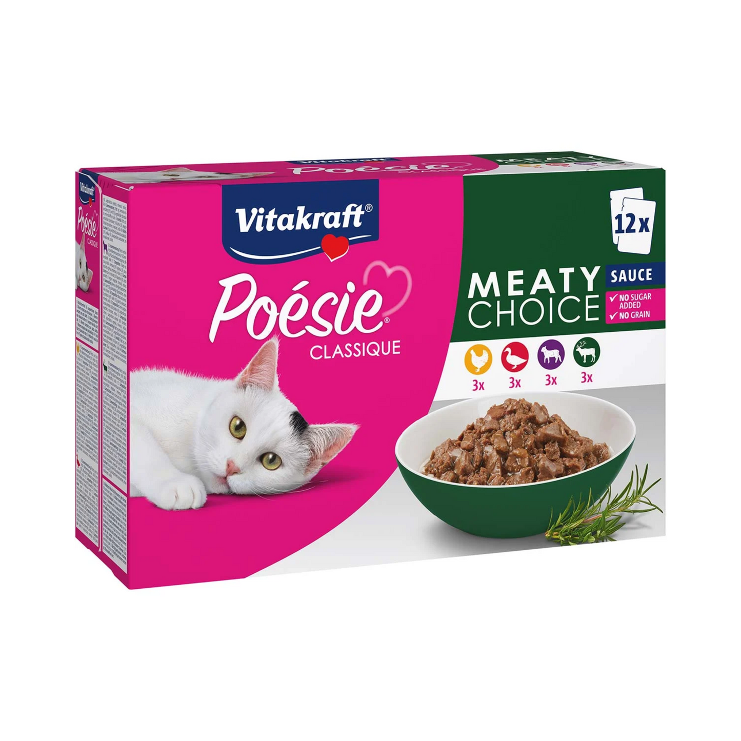 Vitakraft Poesie classique Meaty Sauce 12x85g