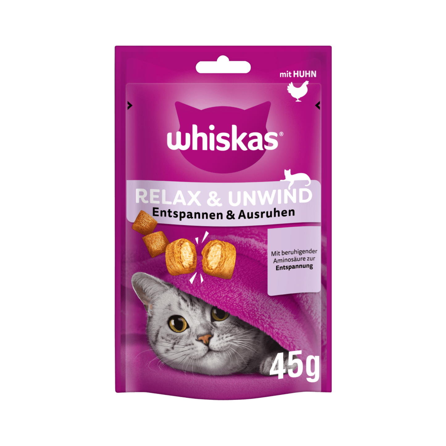 Whiskas Relax & Unwind mit Huhn 45g
