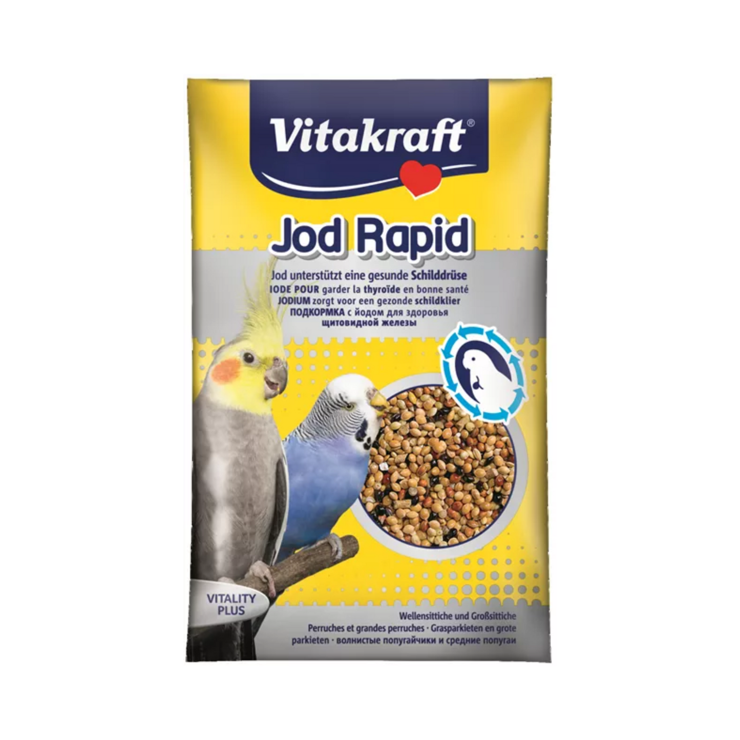 Vitakraft Jod-Rapid-Perlen für Sittiche 20g
