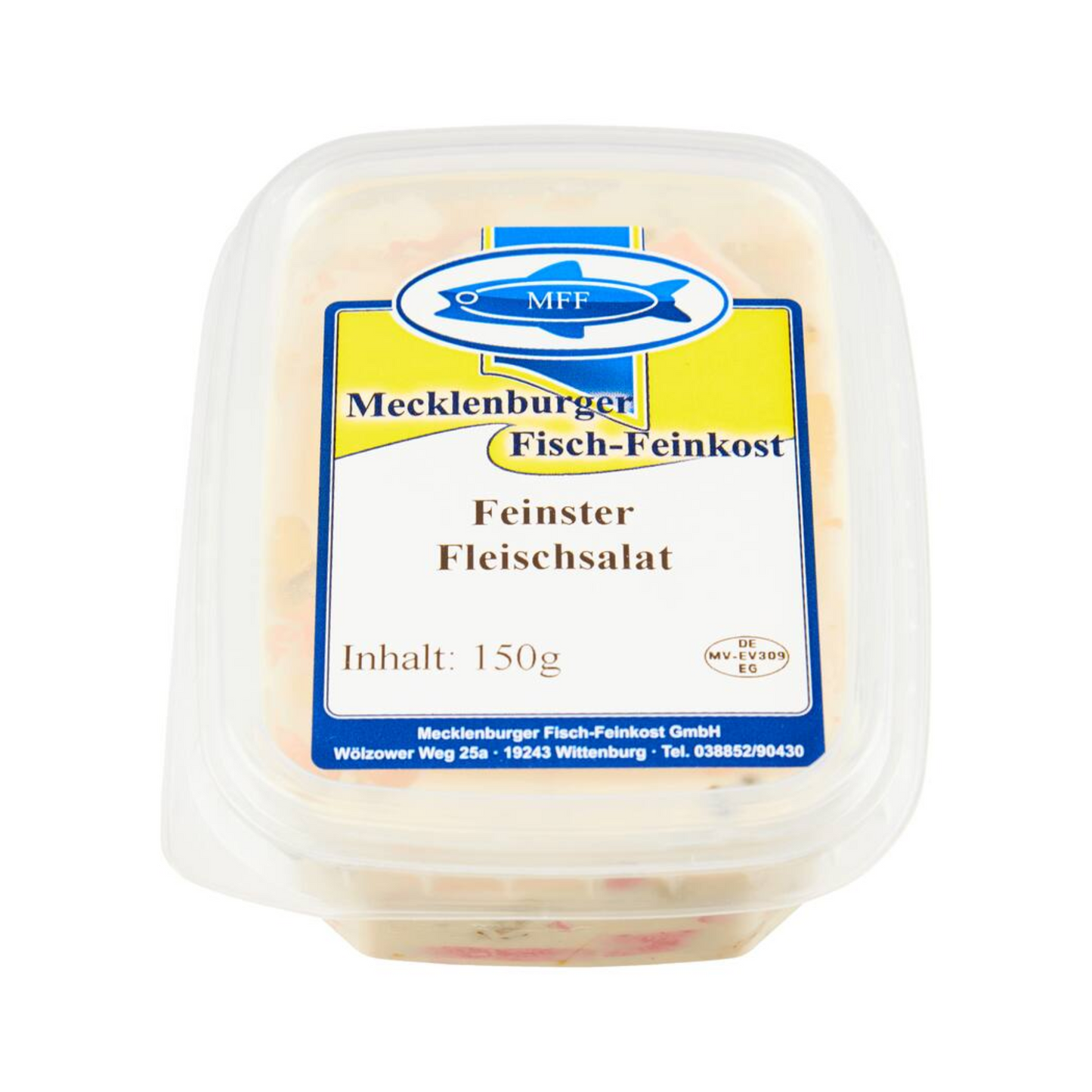 Mecklenburger Fisch Feinkost Feinster Fleischsalat 150g