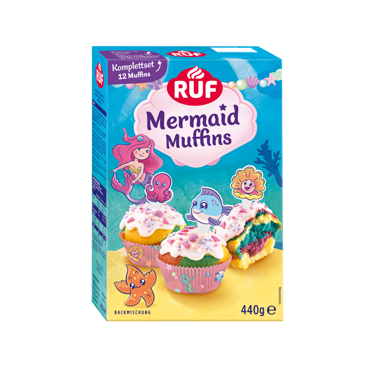 RUF Mermaid Muffins 440g