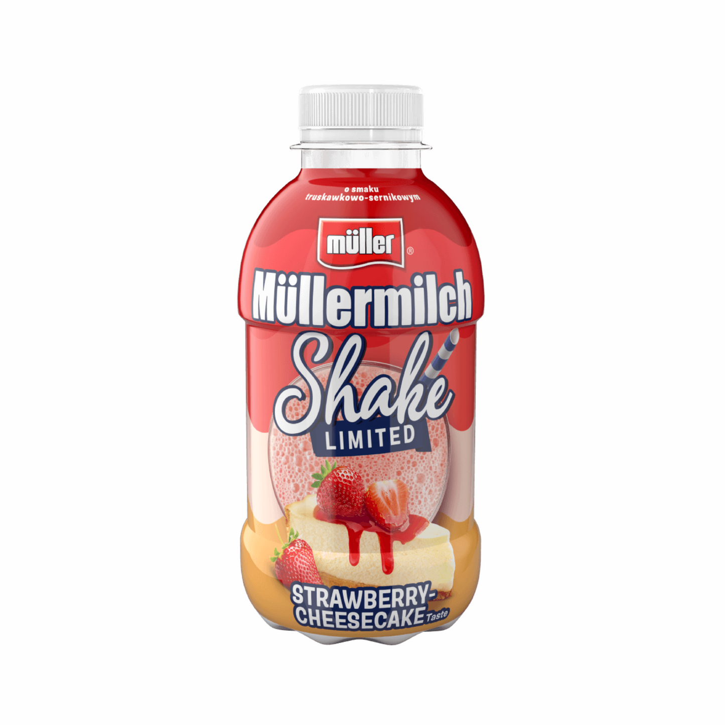 Müllermilch limitiert Shake Strawberry Cheesecake 400ml DPG