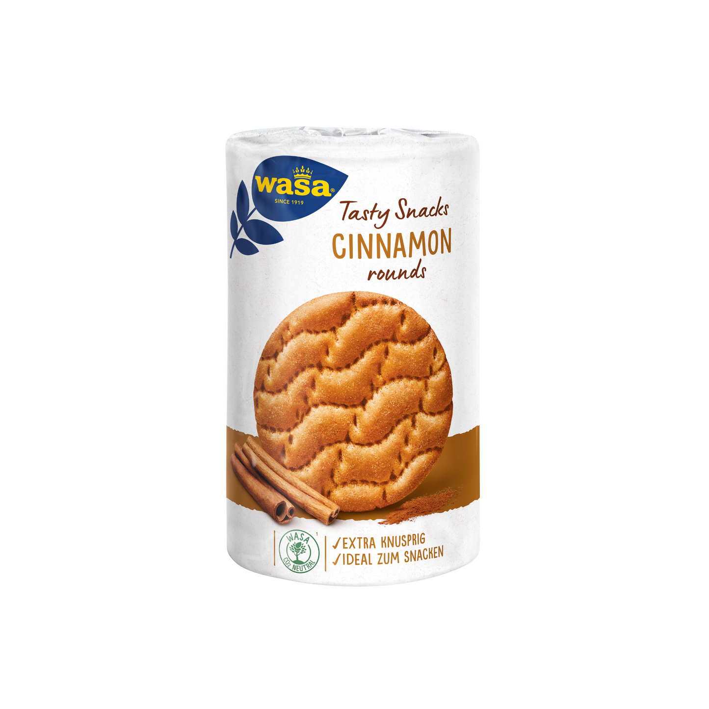 Wasa Tasty Snacks Cinnamon Rounds 267g