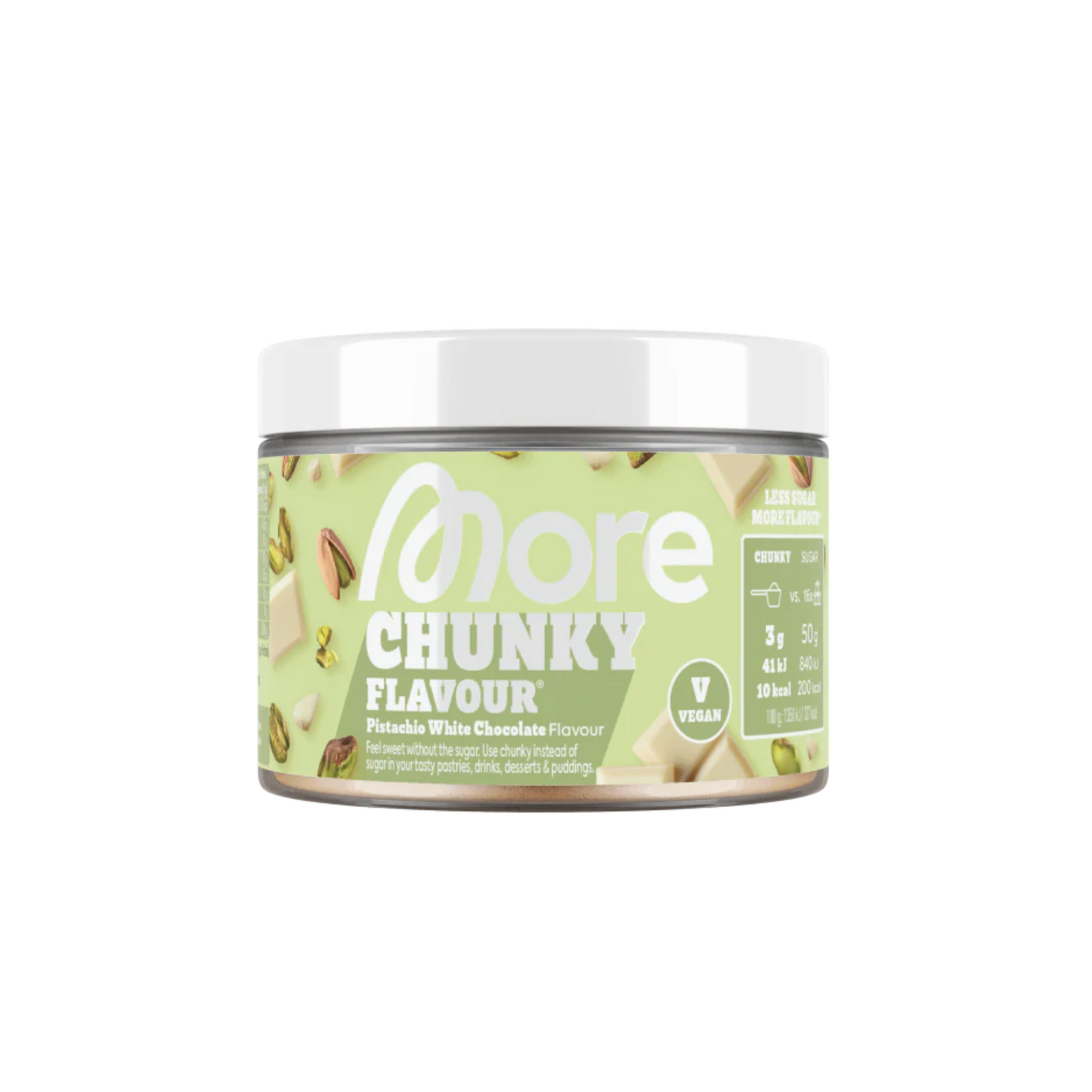 More Chunky Flavour Pistachio White Chocolate 90g