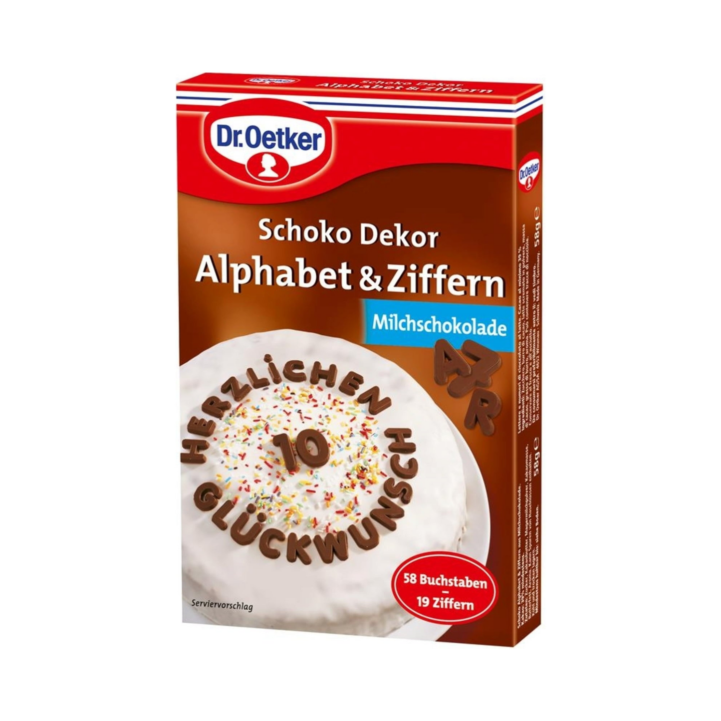 Dr.Oetker Dekor Alphabet&Ziffern 58g