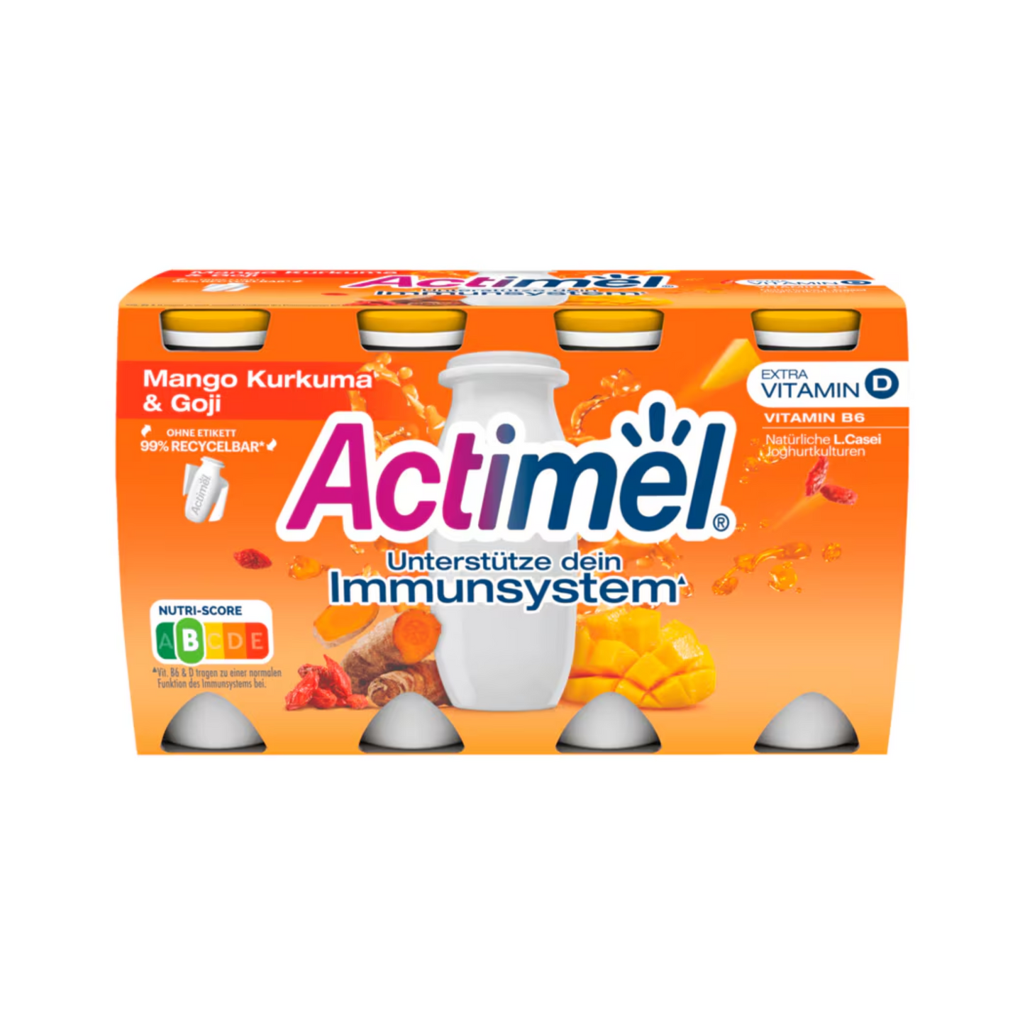 Actimel Mango-Kurkuma-Goji 8x100g