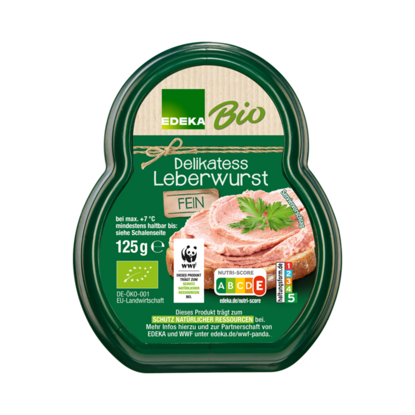 Bio EDEKA Leberwurst fein im Becher 125g