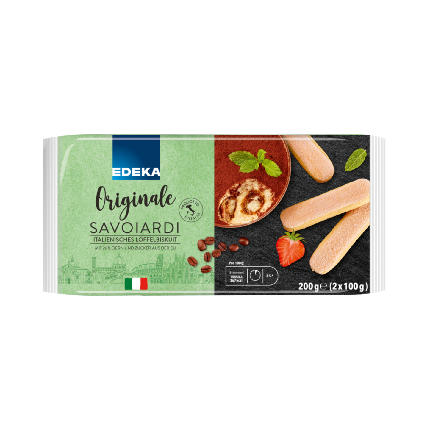 EDEKA Herzstücke Savoiardi Italienisches Löffelbiskuit 200g