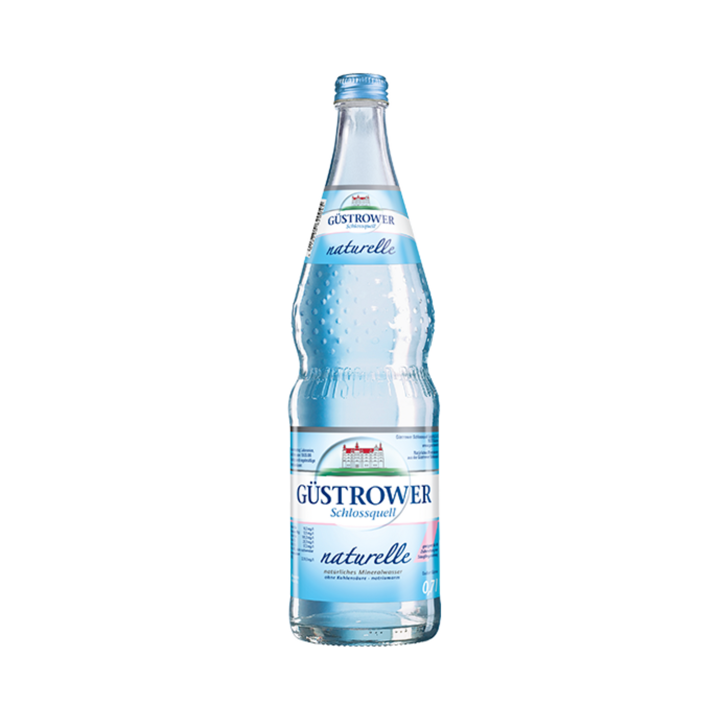Güstrower Schlossquell Mineralwasser Naturelle 0,7l MW