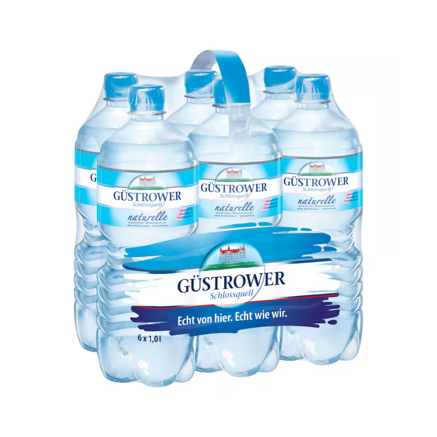 Güstrower Schlossquell Mineralwasser classic 6 x 1l DPG