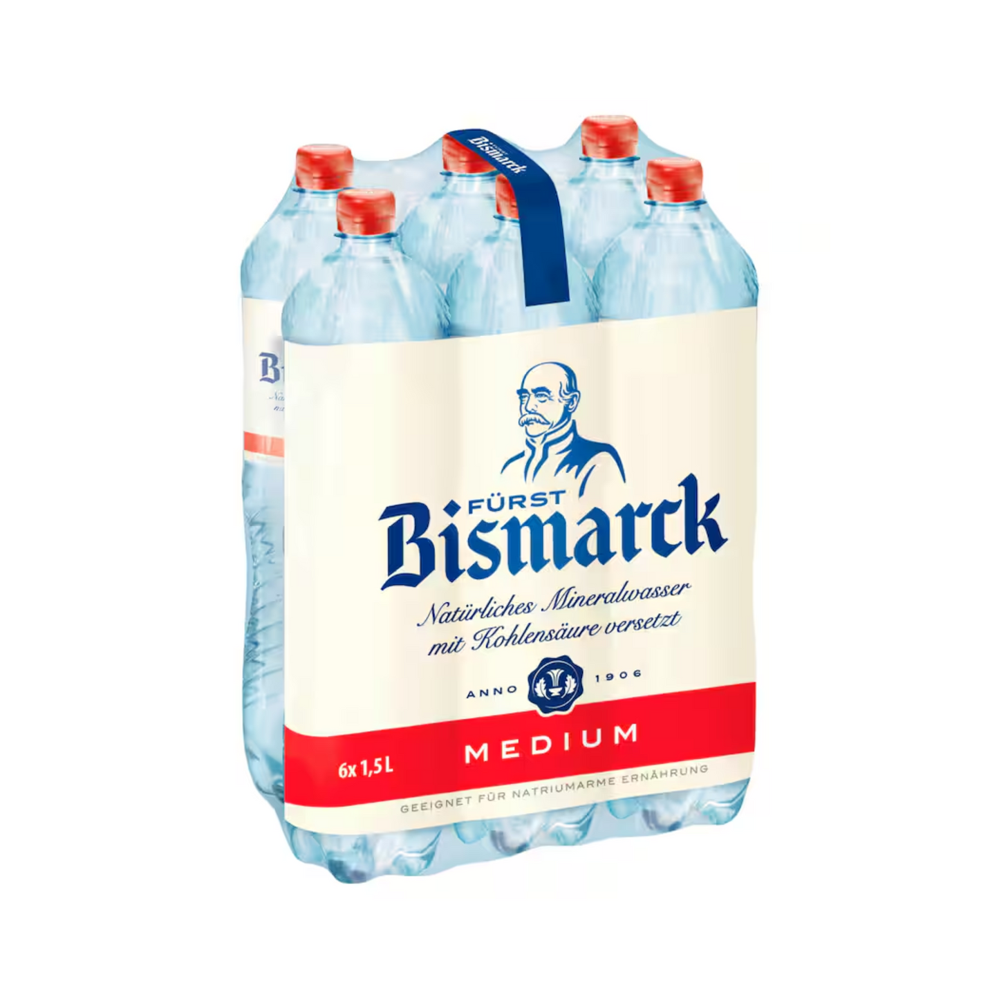 Fürst Bismarck Mineralwasser medium 6 x 1,5l DPG