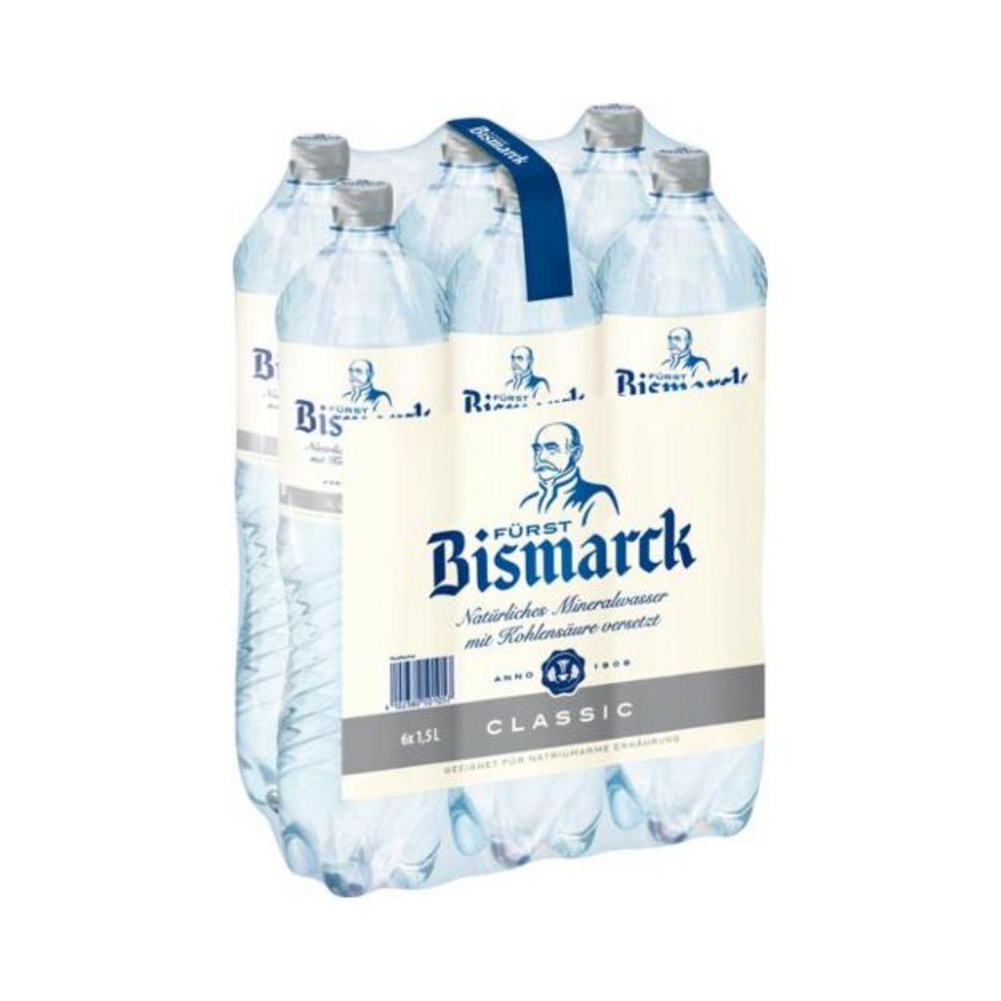 Fürst Bismarck Mineralwasser classic 6 x 1,5l DPG