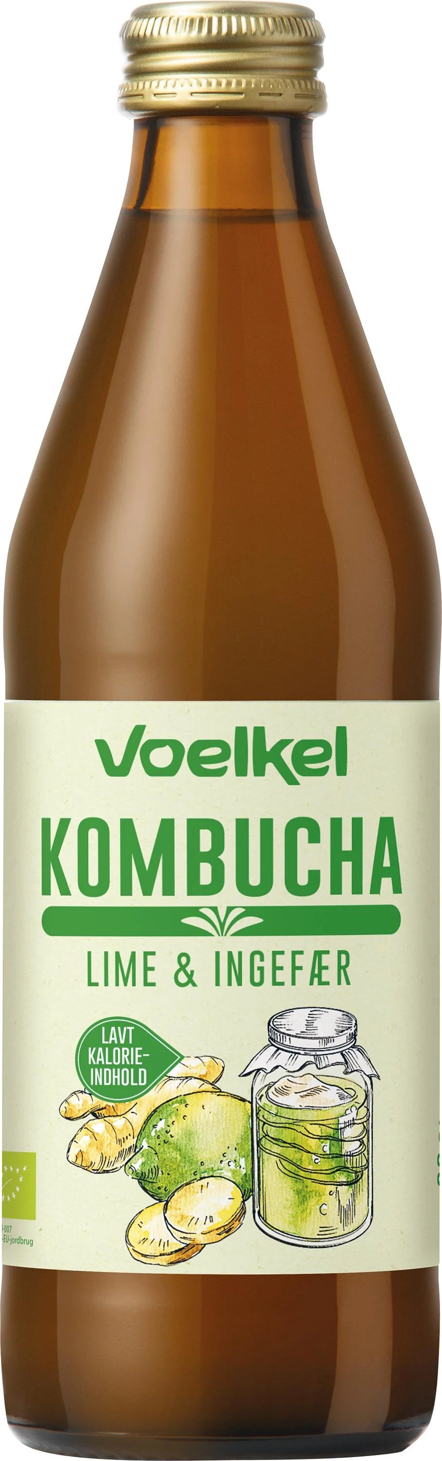 Bio Voelkel Kombucha Limette-Ingwer 0,33l MW