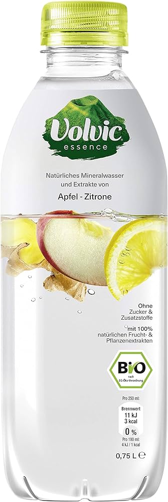 Bio Volvic Essence Apfel Zitrone Ingwer 0,75l DPG