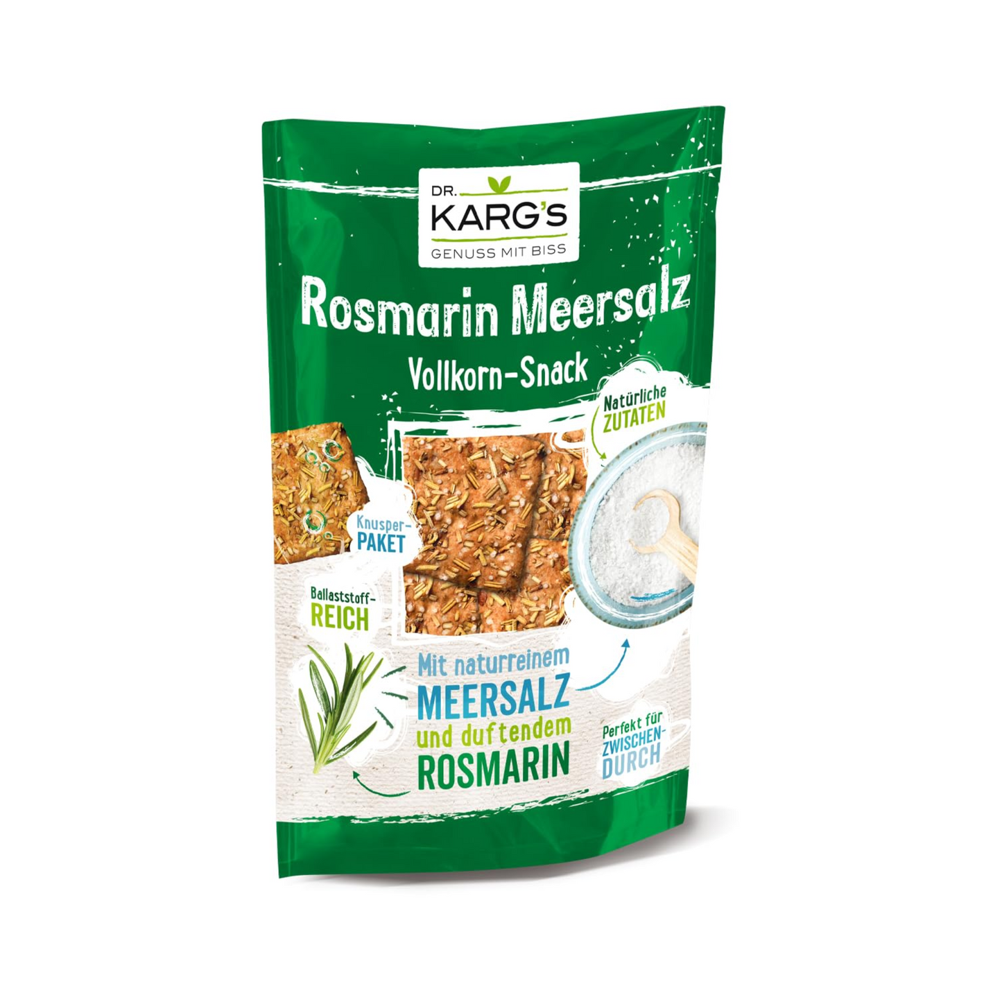 Dr.Karg Vollkorn-Snack Rosmarin Meersalz 110g